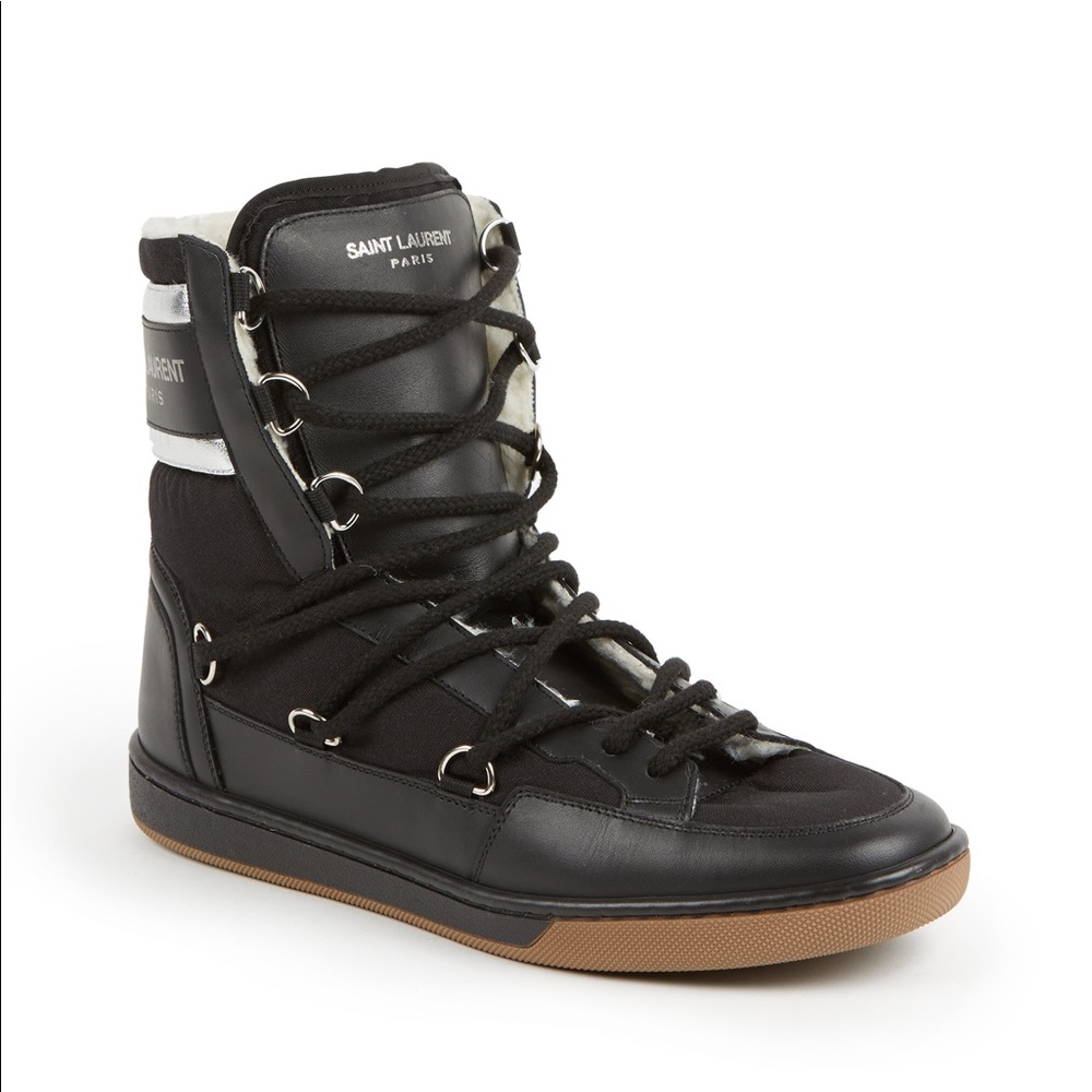 Saint Laurent Black Court Class Sneakers